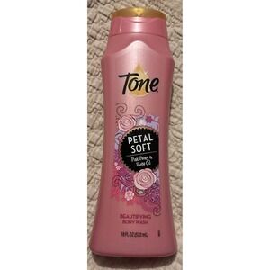 Tone - PETAL SOFT - Pink Peony & Rose Oil - Body Wash - 18oz
